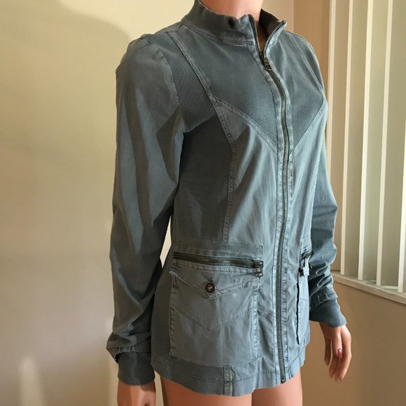 Sporty XCVI Gray Utility Jacket - Picture 2 of 6